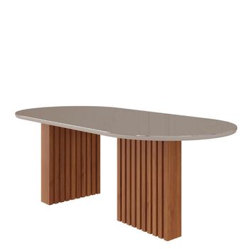 Mesa de Jantar 210cm Oval Ester Cimol