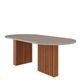 Mesa de Jantar 210cm Oval Ester Cimol