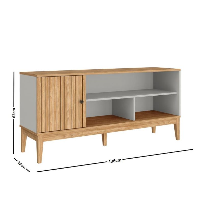 Rack para TV até 52 Polegadas 1 Porta MB1056 Movelbento