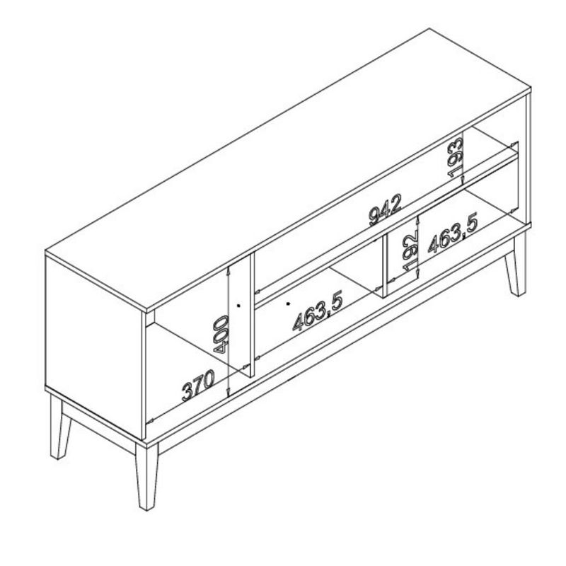 Rack para TV até 52 Polegadas 1 Porta MB1056 Movelbento