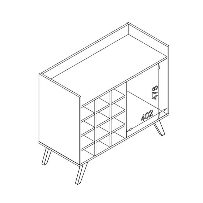 Aparador-com-Adega-12-Garrafas-1-Porta-Movelbento-