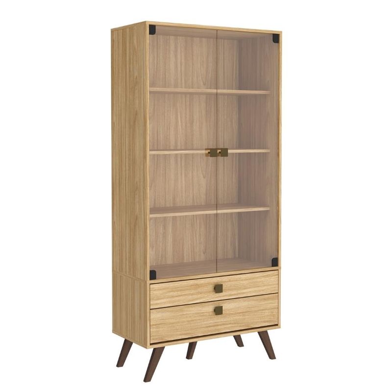 Cristaleira-2-Portas-2-Gavetas-RT3151-Movelbento