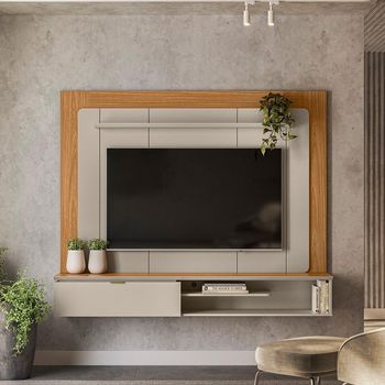 Painel para TV até 65 Polegadas 1 Porta Lugano Linea Brasil