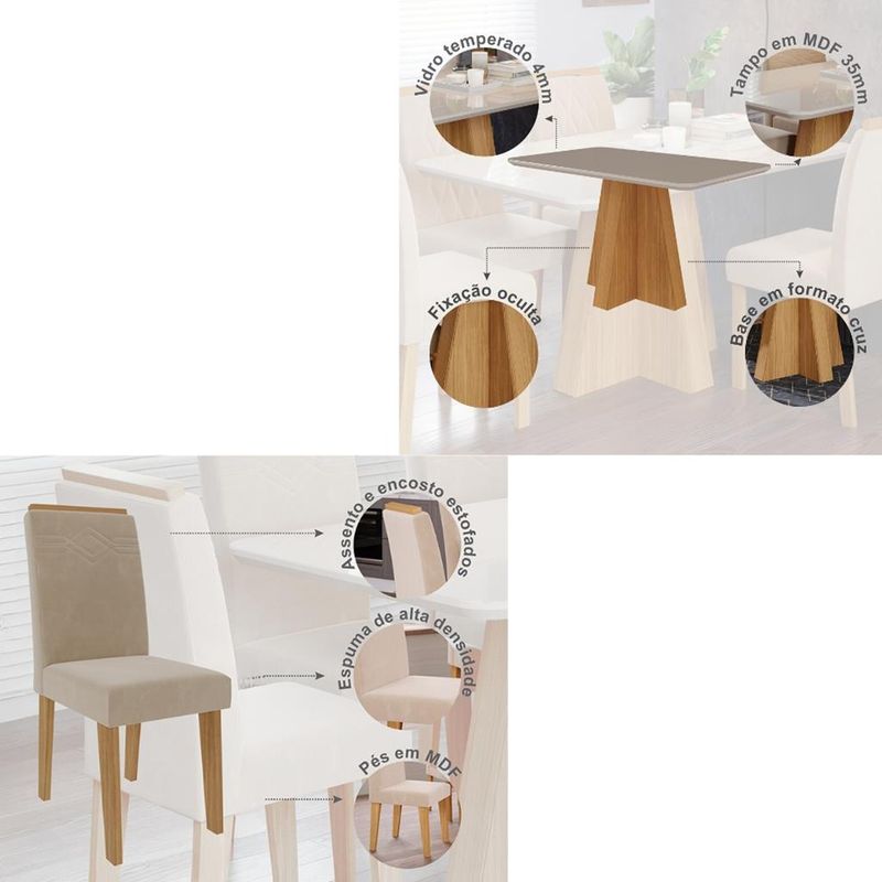 Conjunto-Sala-de-Jantar-Mesa-Maite-130cm-4-Cadeiras-com-molduraTais-Cimol