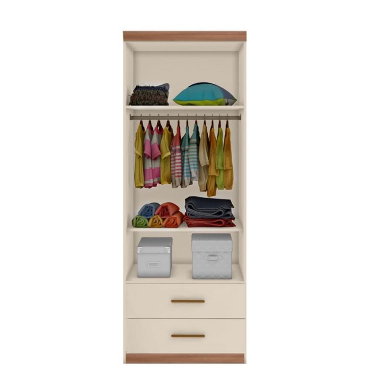 Guarda Roupa Infantil 2 Portas 2 Gavetas Chiara Phoenix Baby