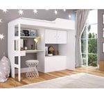 Cama-Infantil-Alta-Multifuncional-2-Portas-com-Bau-Lion-Art-in-Moveis-