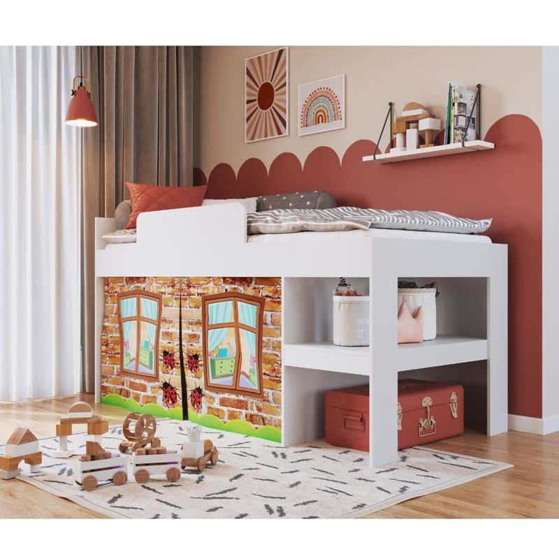 Cama-Infantil-com-Cortina-Imaginacao-Meu-Fofinho-Art-in-Moveis-