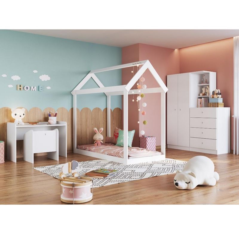 Quarto-Infantil-GuardaRoupa-Cama-Mesa-e-Cadeira-Montessoriana-Meu-Fofinho-Art-in-Moveis