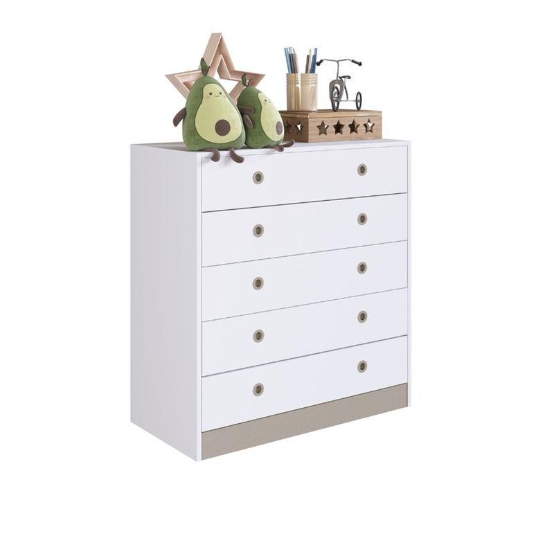 Comoda-Infantil-5-Gavetas-Amore-Meu-Fofinho-Art-in-Moveis