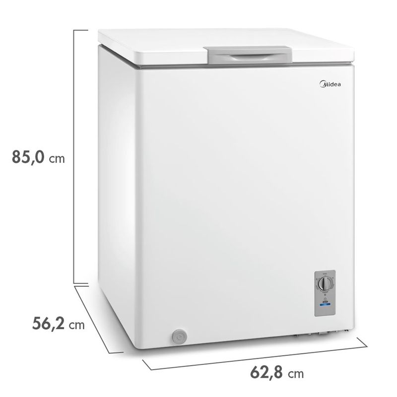 Freezer-Horizontal-Midea-MDRC207SLA011-145L