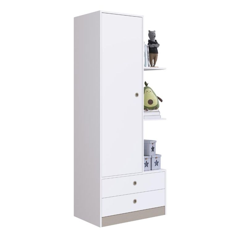 Guarda-Roupa-Infantil-1-Porta-2-Gavetas-Amore-Meu-Fofinho-Art-in-Moveis-