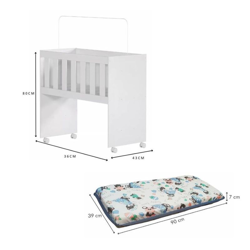 Mini-Berco-Multifuncional-com-Colchao-Luke-Tigus-Baby-