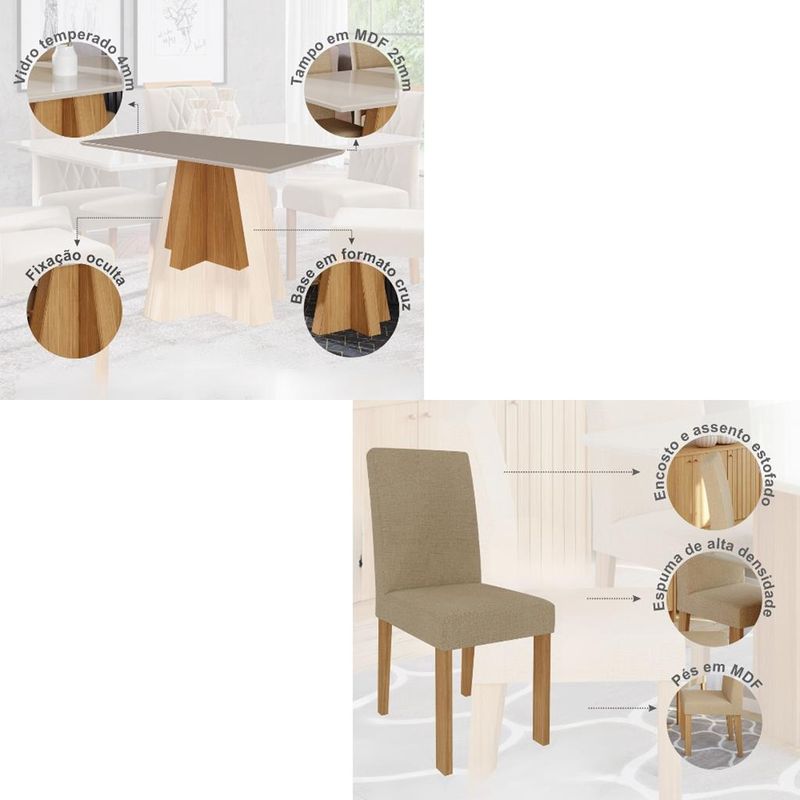 Conjunto-Sala-de-Jantar-Mesa-Patricia-160cm-6-Cadeira-Maia-Cimol-