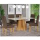 Conjunto Sala de Jantar Mesa Patricia 160cm 6 Cadeira Maia Cimol