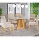 Conjunto Sala de Jantar Mesa Patricia 160cm 6 Cadeira Paola Cimol