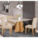 Conjunto Sala de Jantar Mesa Patricia 130cm 4 cadeiras Clarice Cimol