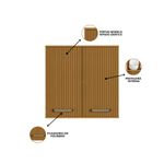 Armário Aéreo 2 Porta 80cm Criare Poliman