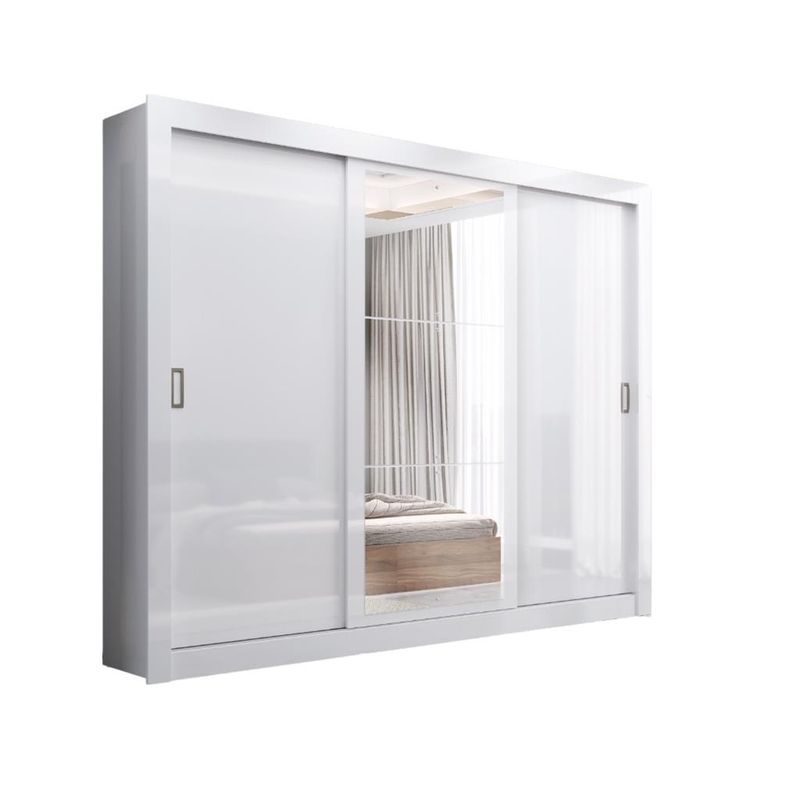 Guarda-Roupa-Casal-Espelho-3-Portas-de-correr-4-Gavetas-City-Maxel-