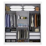 Guarda-Roupa-Casal-Espelho-3-Portas-de-correr-4-Gavetas-City-Maxel-