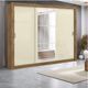 Guarda Roupa Casal Espelho 3 Portas de correr 4 Gavetas City Maxel