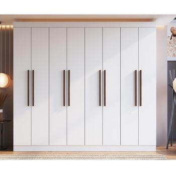 Guarda Roupa Casal 8 Portas Em MDF California Doripel