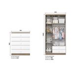 Quarto-de-Bebe-Guarda-Roupa-3-Portas-2-Gavetas-e-Comoda-5-Gavetas-Bala-de-Menta-Henn