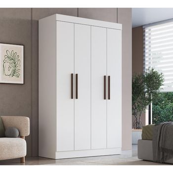 Guarda Roupa Solteiro 4 Portas Em MDF New Recife Doripel