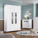 Quarto-de-Bebe-Guarda-Roupa-4-Portas-2-Gavetas-e-Comoda-4-Gavetas-1-Porta-Aquarela-Henn