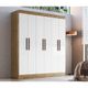 Guarda Roupa Casal 6 Portas 2 Gavetas MDF New Xangai Doripel