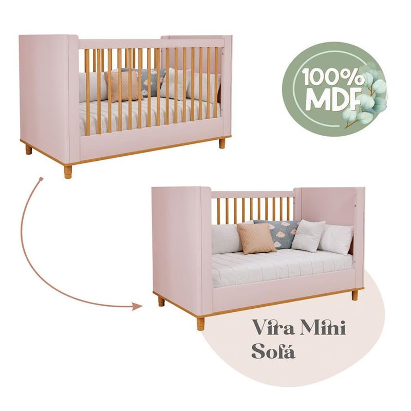 Quarto-de-Bebe-Completo-Berco--e-Comoda-4-Gavetas-100-MDF-Livia-Permobili