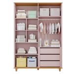 Quarto-de-Bebe-Completo-Berco-Guarda-Roupa-4-Portas-e-Comoda-4-Gavetas-100--MDF-Livia-Permobili