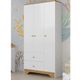 Guarda Roupa Infantil 3 Portas 2 Gavetas MDF Bên Plus Móveis Peroba