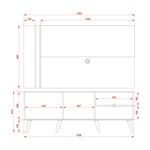 Rack-com-Painel-para-TV-ate-65-Polegadas-2-Portas-Cronos-Madetec