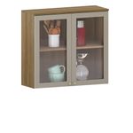 Armario-Aereo-2-Portas-de-Vidro-80cm-Isis-Luciane-