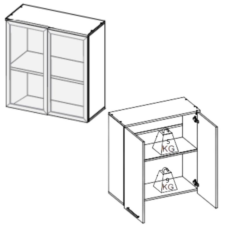 Armario-Aereo-2-Portas-de-Vidro-80cm-Isis-Luciane-