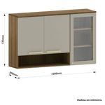 Armario-Aereo-3-Portas-120cm-Isis-Luciane