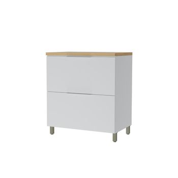 Balcão 1 Porta 1 Gaveta com Tampo Em MDF Marquesa Nesher