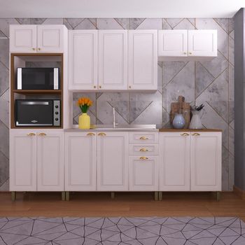 Cozinha Modulada 5 Peças sem Tampo Firenze Indekes