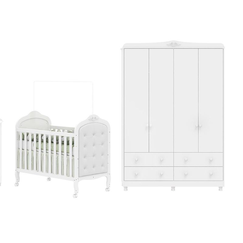 Quarto-de-Bebe-Completo-com-Berco-Mini-Cama--com-capitone-e-Guarda-Roupa-100--MDF-Elo-New-Moveis-Peroba