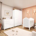 Quarto-de-Bebe-Completo-com-Berco-Mini-Cama-com-capitone-Guarda-Roupa-e-Comoda-100--MDF-Elo-New-Moveis-Peroba