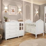 Quarto-de-Bebe-Completo-com-Berco-Mini-Cama--e-Comoda-100--MDF-com-Janela-Elo-New-Moveis-Peroba