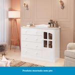 Quarto-de-Bebe-Completo-com-Berco-Mini-Cama--e-Comoda-100--MDF-com-Janela-Elo-New-Moveis-Peroba