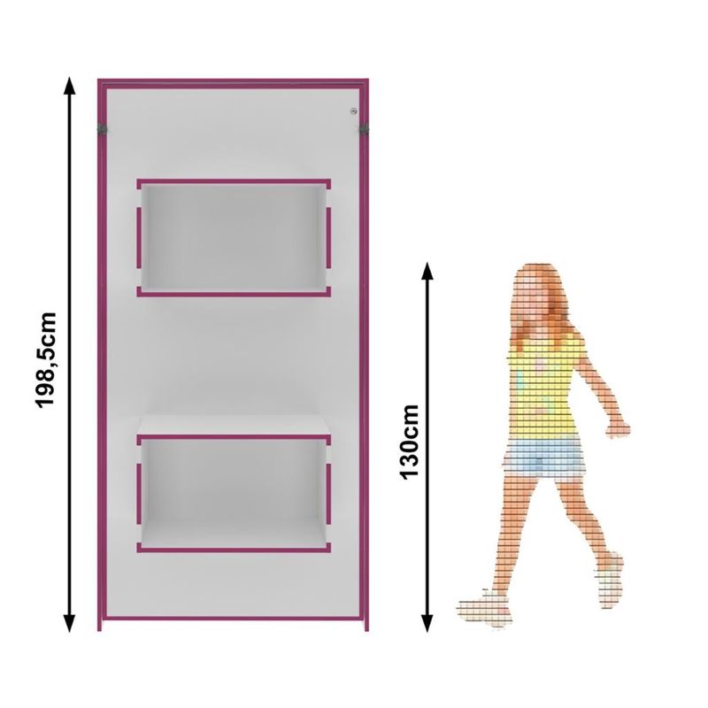 Cama-Articulada-Infantil-com-2-Nichos-CM8015-Tecno-Mobili