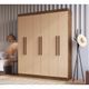 Guarda Roupa Casal 6 Portas MDF New York Doripel