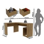 Mesa-para-Escritorio-2-Gavetas-ME4129-Tecno-Mobili