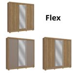 Guarda-Roupa-Casal-com-Espelho-3-Portas-de-Correr-2-Gavetas-CB07M570-Kappesberg