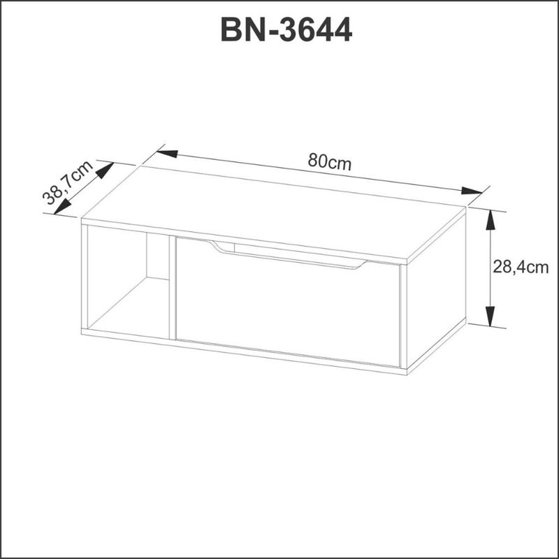 Armario-Para-Banheiro-1-Portas-BN3644-Tecno-Mobili-