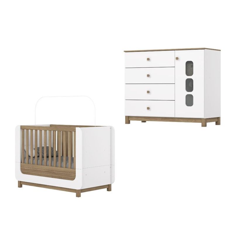 Quarto-de-Bebe-Berco-e-Comoda-4-Gavetas-Aconchego-Henn