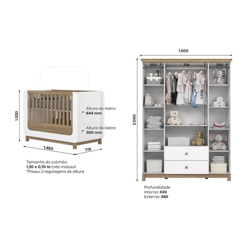 Quarto-de-Bebe-com-Guarda-Roupa-e-Berco-Aconchego-Henn