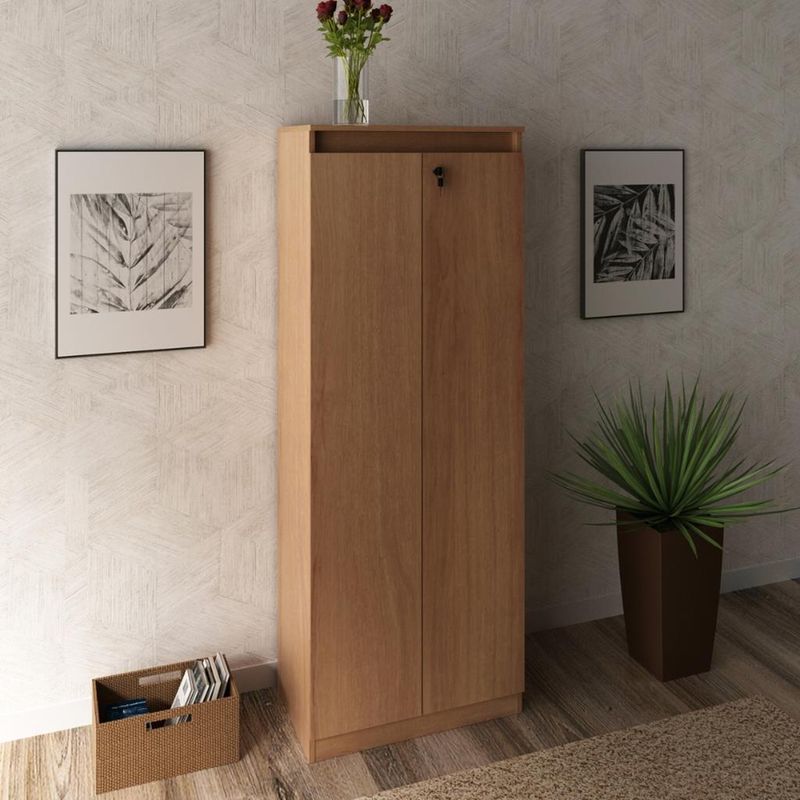 Estante-para-Escritorio-2-Portas-com-Chave-ME4151-Tecno-Mobili